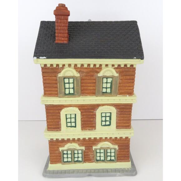 Dickens Keepsake Porcelain Lighted House Grand Hotel Café Lounge w/ Box 1994 - Picture 5 of 16